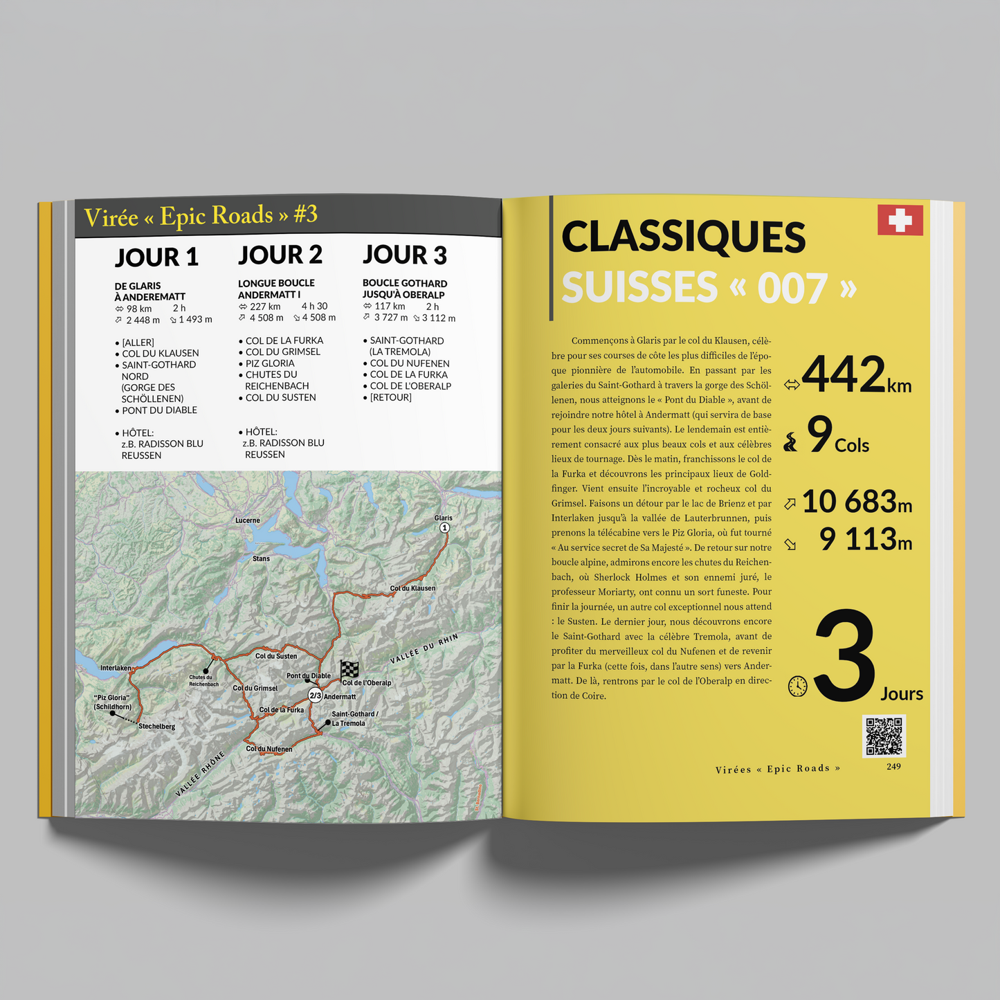 Sur les routes des Alpes (Edition Française)